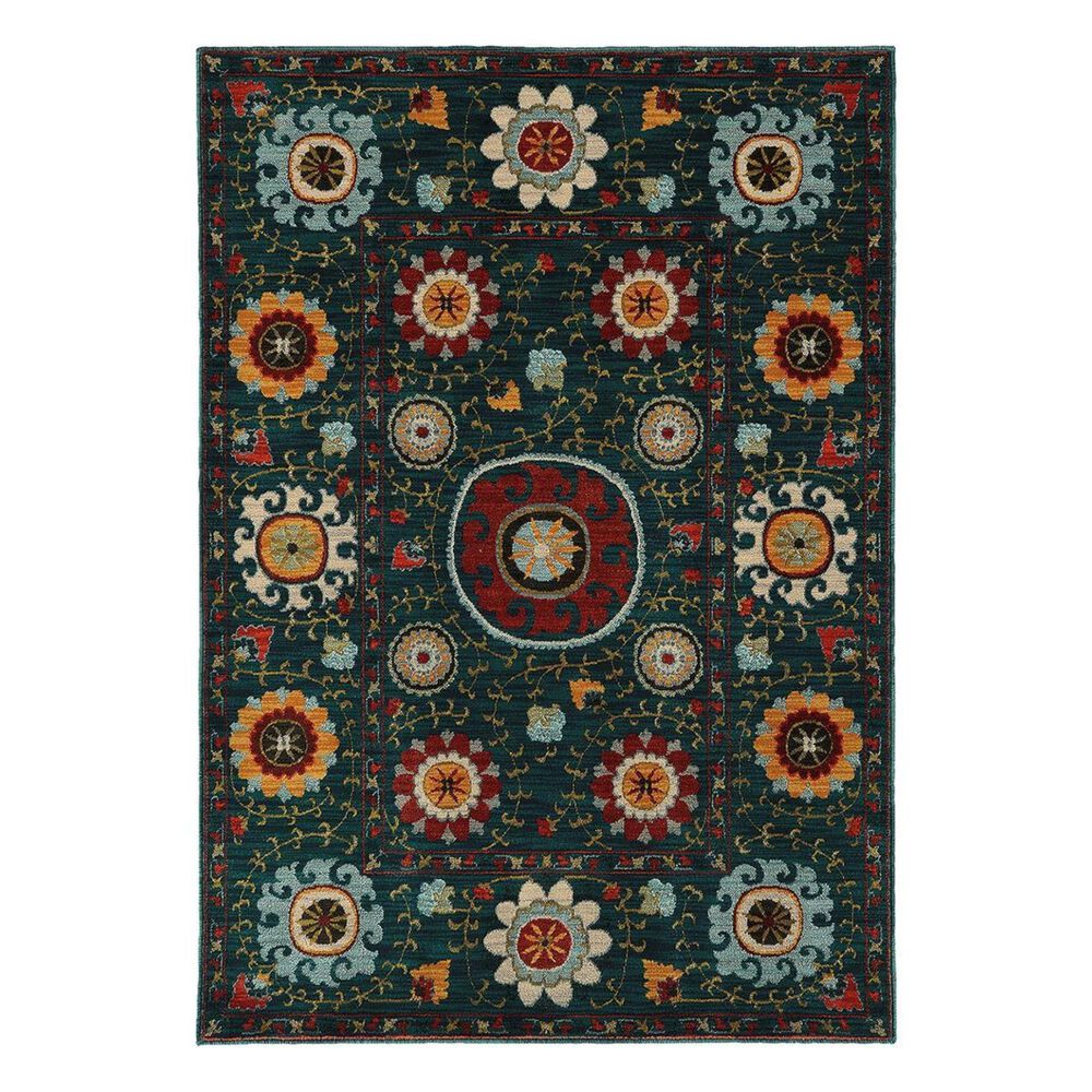 Oriental Weavers Sedona 6408B 5"3" x 7"6" Blue Area Rug, , large