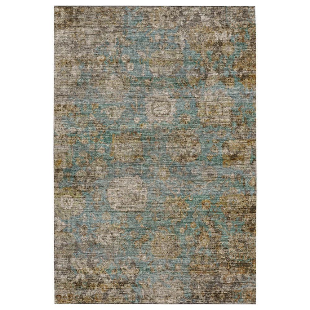 Dalyn Rug Company Aristo AR7 Teal 6"6" x 9"6" Area Rug, , large