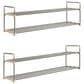Timberlake 2-Tier Shoe Rack in Gray and White (Set of 2), , large