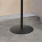 HOMLUX 17.5" End Table with Marble Textured Top in Gray and Black, , large