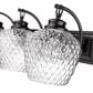 Golden Lighting Adeline 3-Light Vanity Light in Matte Black, , large