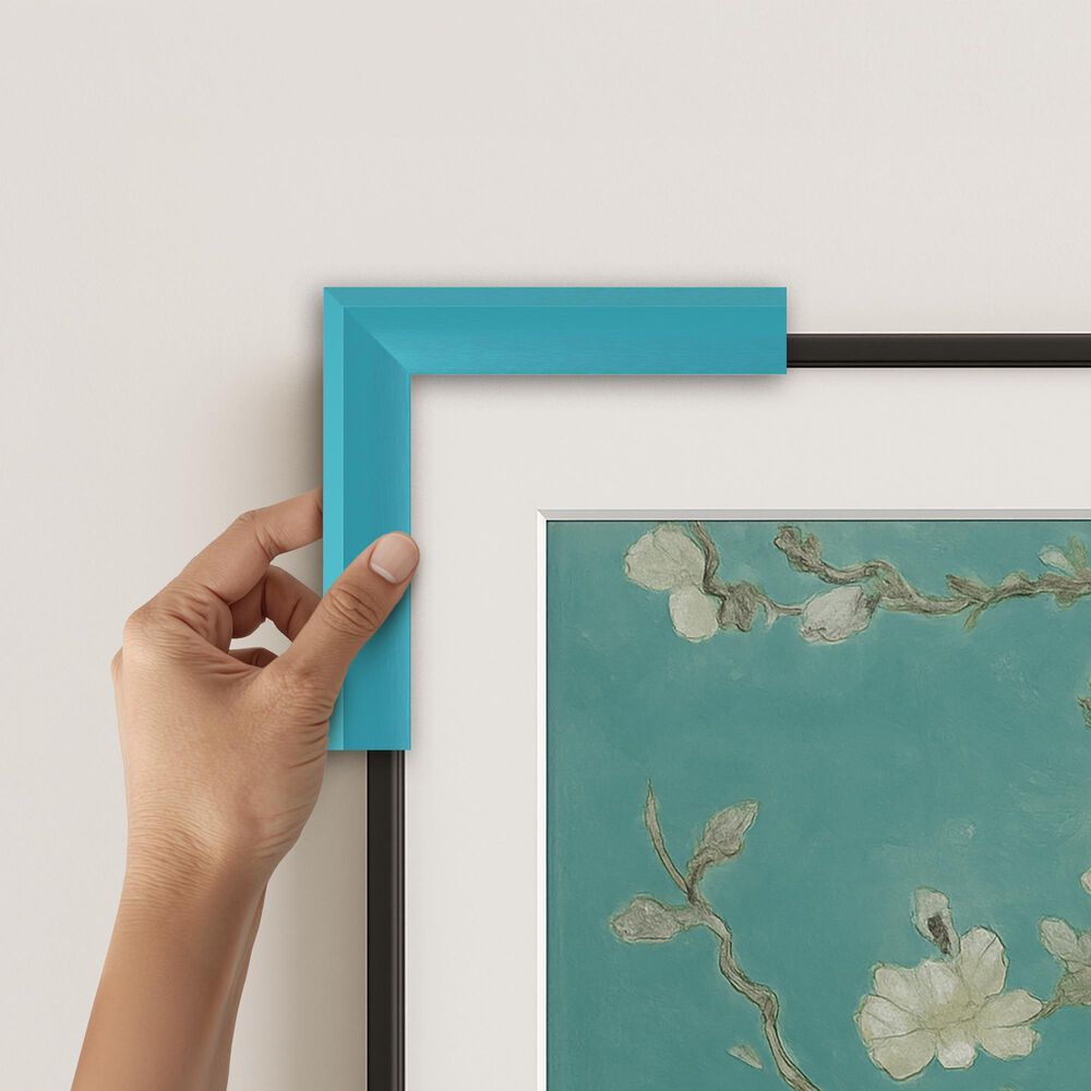 Deco TV Frames Alloy 50" Frame Bezel for Samsung the Frame TV in Caribbean Turquoise, , large