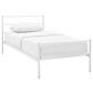 Modway Alina Twin Platform Bed Frame in White, , large