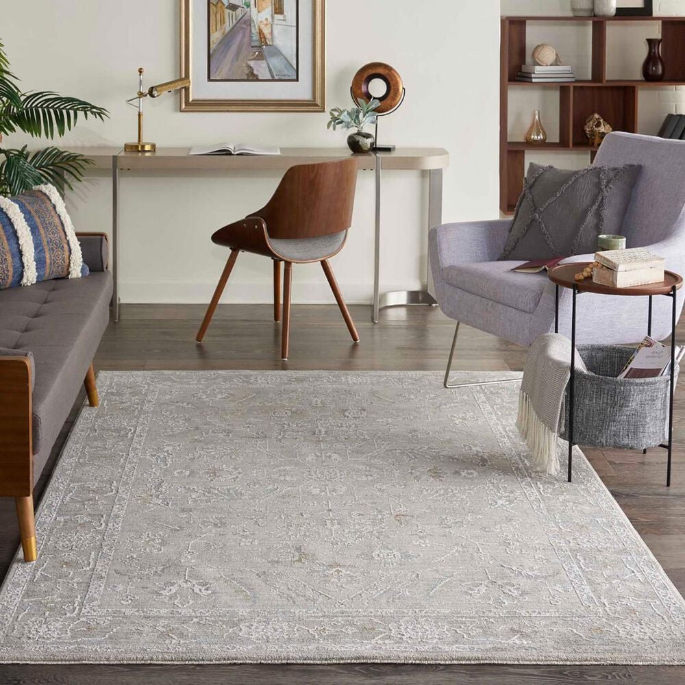 Nourison Infinite 7&#39;10&quot; x 10&#39;4&quot; Light Grey Area Rug, , large