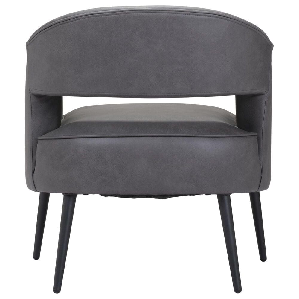 Zuo Modern Berkeley Accent Chair in Vintage Gray and Gold, , large