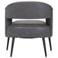 Zuo Modern Berkeley Accent Chair in Vintage Gray and Gold, , large