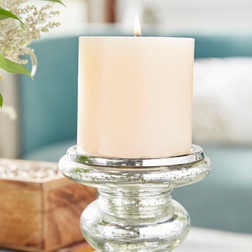 Maple and Jade 9&quot; Traditional Candle Holder in Silver &#40;Set of 2&#41;, , large