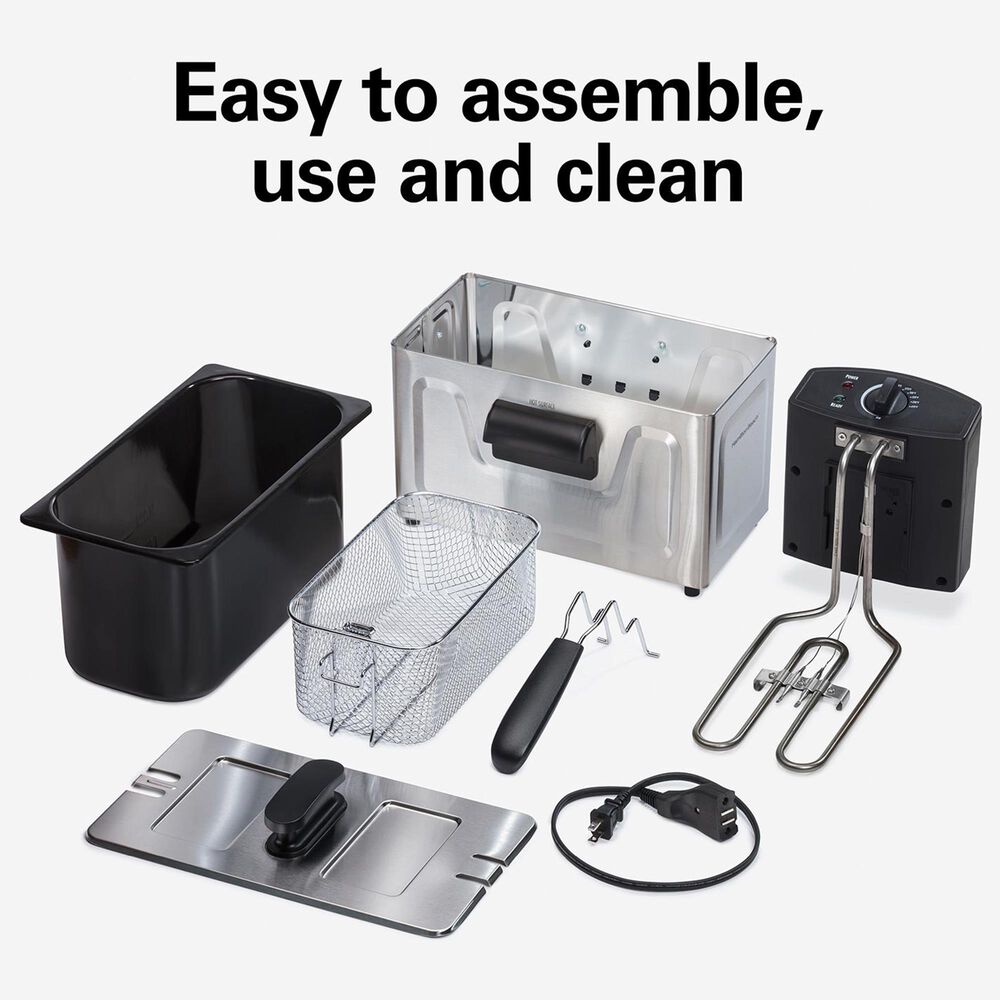 Hamilton Beach Deep Fryer w/ 8 Cup Food Capacity, , large