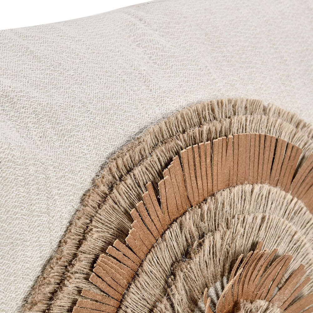 Classic Home Pueblo 22&quot; Square Throw Pillow in Chestnut and Natural, , large