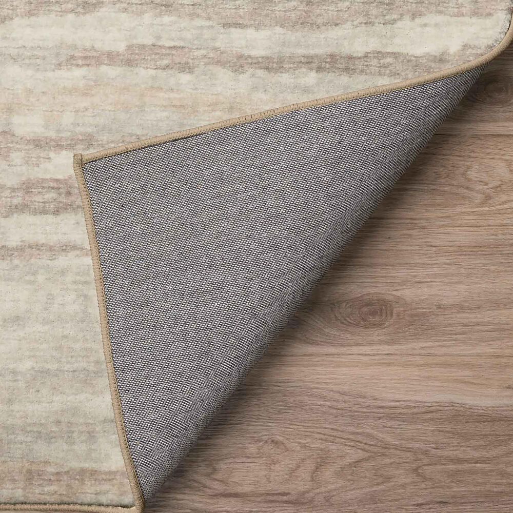Dalyn Rug Company Brisbane Striped 1&#39;8&quot; x 2&#39;6&quot; Linen Area Rug, , large