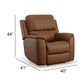 Flexsteel Henry Power Recliner with Headrest and Lumbar in Caramel, , large