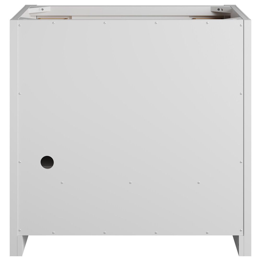 James Martin Bellshire 36" Single Bathroom Vanity in Bright White with 3 cm Phantome Eclos Top and Rectangular Sink, , large