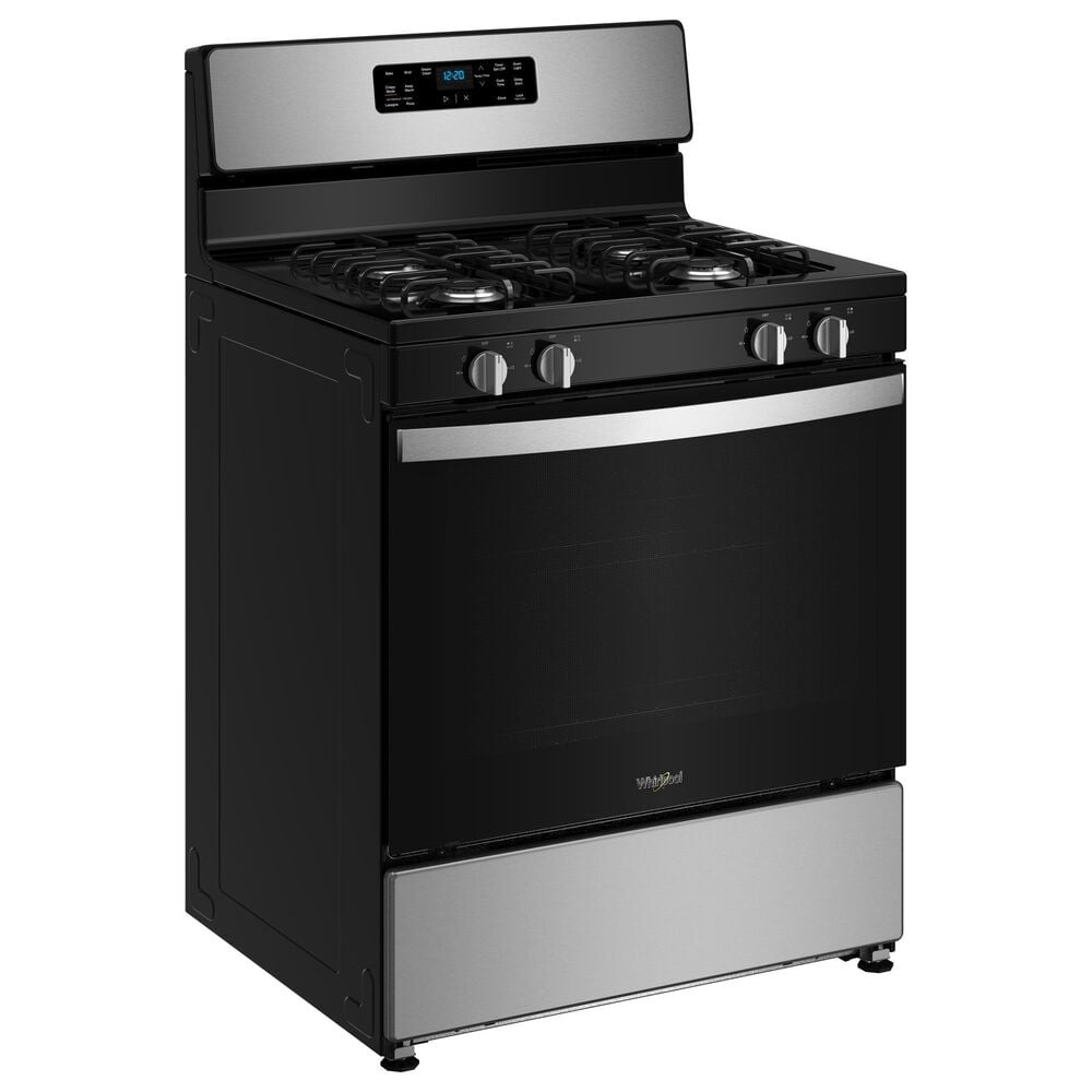 Whirlpool 5.1 Cu. Ft. Gas Range with No Preheat Mode in Stainless Steel, , large