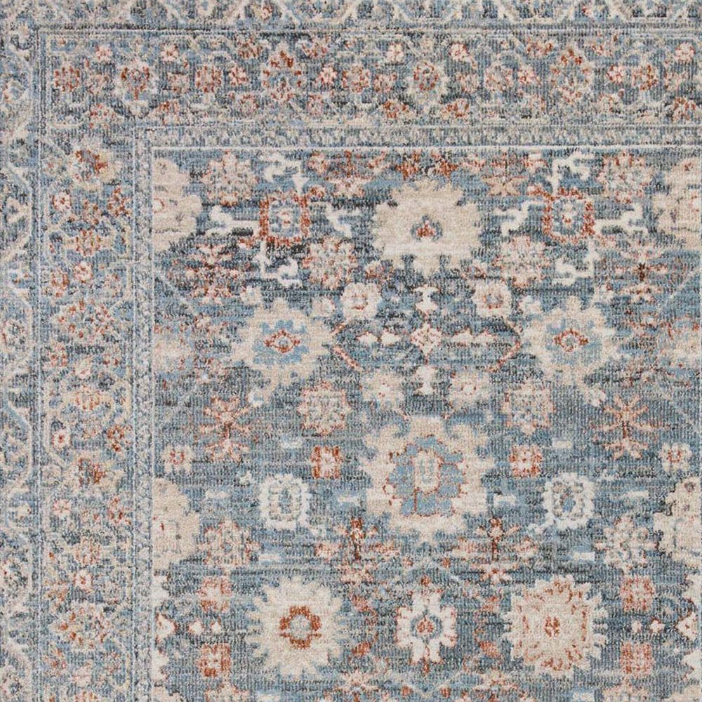 Loloi II Odette 2&#39;3&quot; x 3&#39;10&quot; Sky and Rust Area Rug, , large