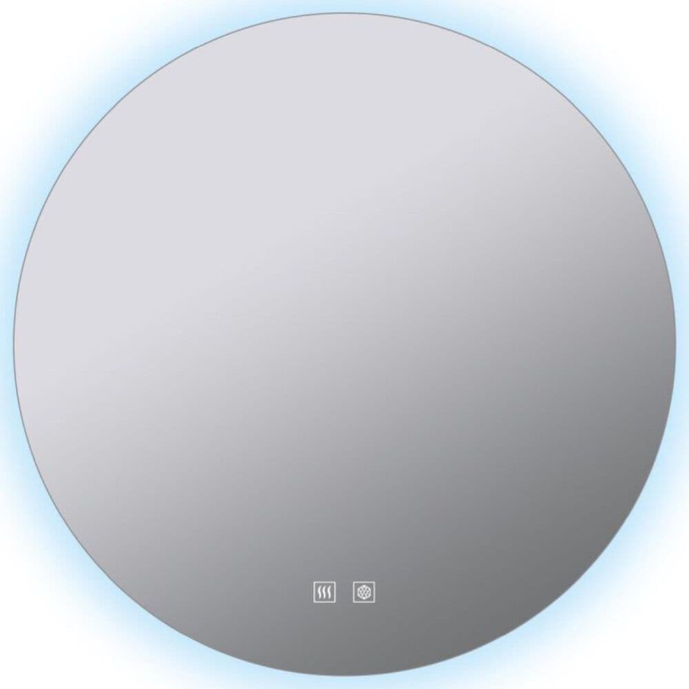 Lexora Home Nordica 28" Circular LED Vanity Mirror, , large