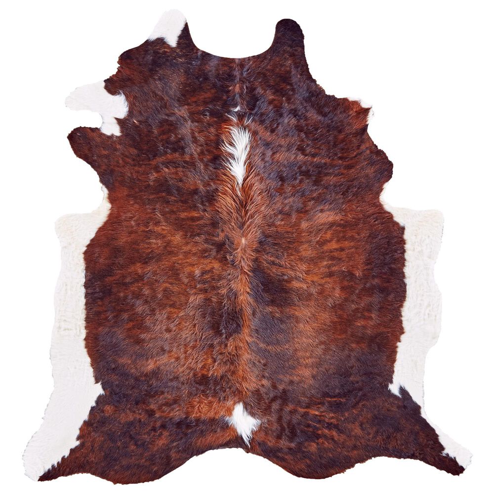Feizy Rugs Bartlett Animal Cowhide 4' x 6' Exotic and Light Area Rug, , large