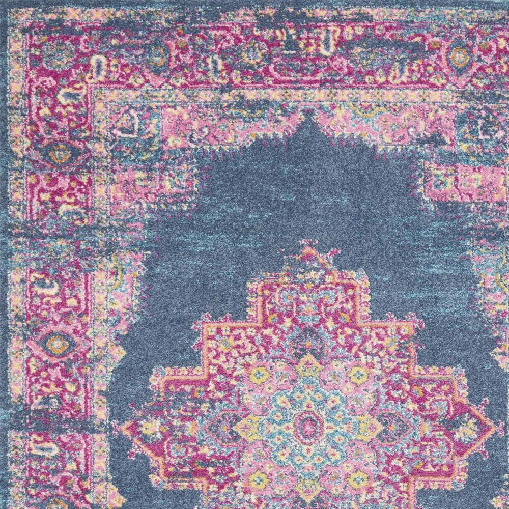 Nourison Passion PSN03 1&#39;10&quot; x 2&#39; 10&quot; Blue Area Rug, , large
