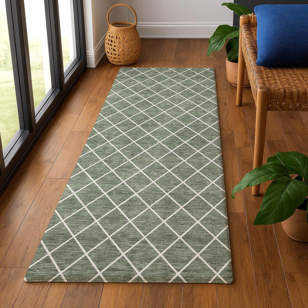 Dalyn Rug Company The Reserve TR15 Basil 2&#39;3&quot; x 7&#39;6&quot; Indoor/Outdoor Runner, , large