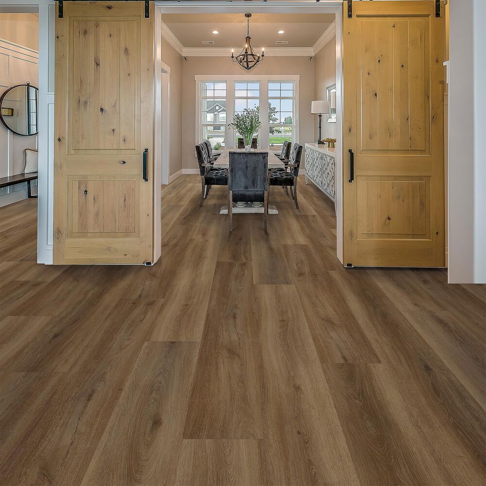 Healthier Choice Hampton Bay Tavern Oak 9" x 60" Luxury Vinyl Plank, , large