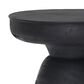 Zuo Modern Sage Table Stool in Matte Black/Black, , large
