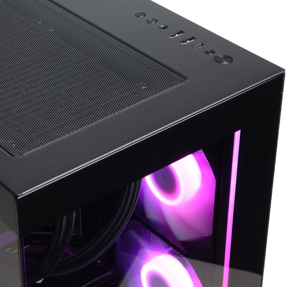 CyberPowerPC Gamer Supreme Gaming Desktop | AMD Ryzen 7 7800X3D - 32GB RAM - AMD Radeon RX 9070 XT Graphics - 1TB SSD in Black, , large