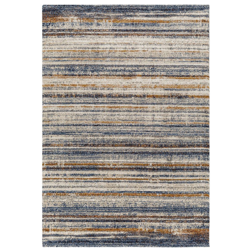Surya Tuscany TUS-2337 Blue, Brown, Bright Yellow, Dusty Coral, Dark Blue, Light Beige, Cream and Gray 12&#39; x 15&#39; Area Rug, , large