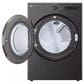 LG 7.3 Cu. Ft. Smart Front Load Gas Dryer with Built-In Intelligence and TurboSteam in Black Steel, , large