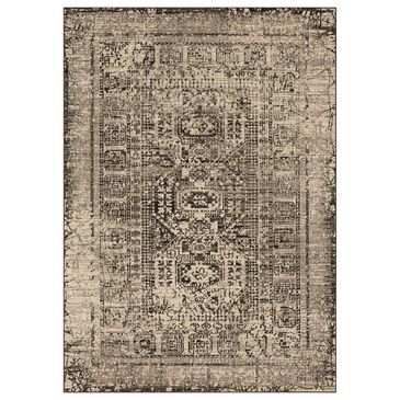Karastan Estate Malvern 2" x 3" Gray, Black, Beige and Tan Area Rug, , large