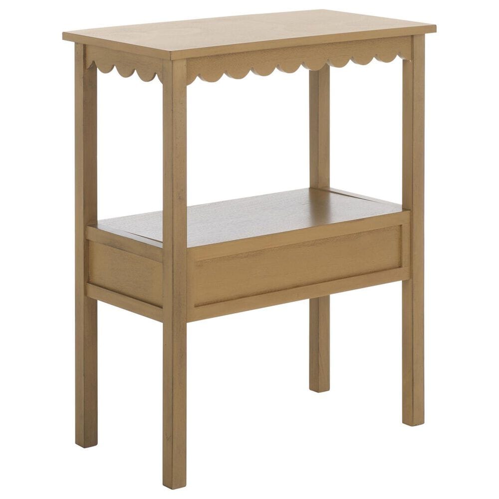Safavieh Haven Low Drawer End Table in Desert Brown, , large