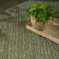 Nourison Horizon HOZ02 Green 9" x 12" Indoor/Outdoor Area Rug, , large