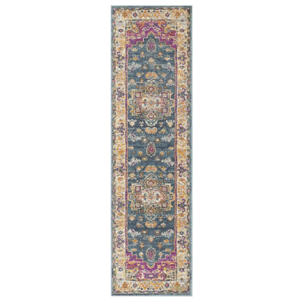 Safavieh Madison MAD202M-28 2"3" x 8" Blue Runner, , large