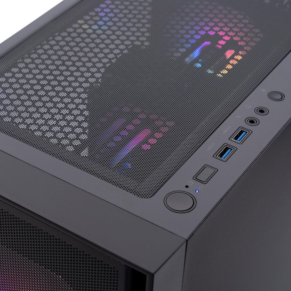 Intex Nitro 60 Gaming Desktop | Intel Core i7-14700F - 32GB RAM - NVIDIA GeForce RTX 5070 Ti Graphics - 2TB SSD with Wi-Fi 6E in Black, , large