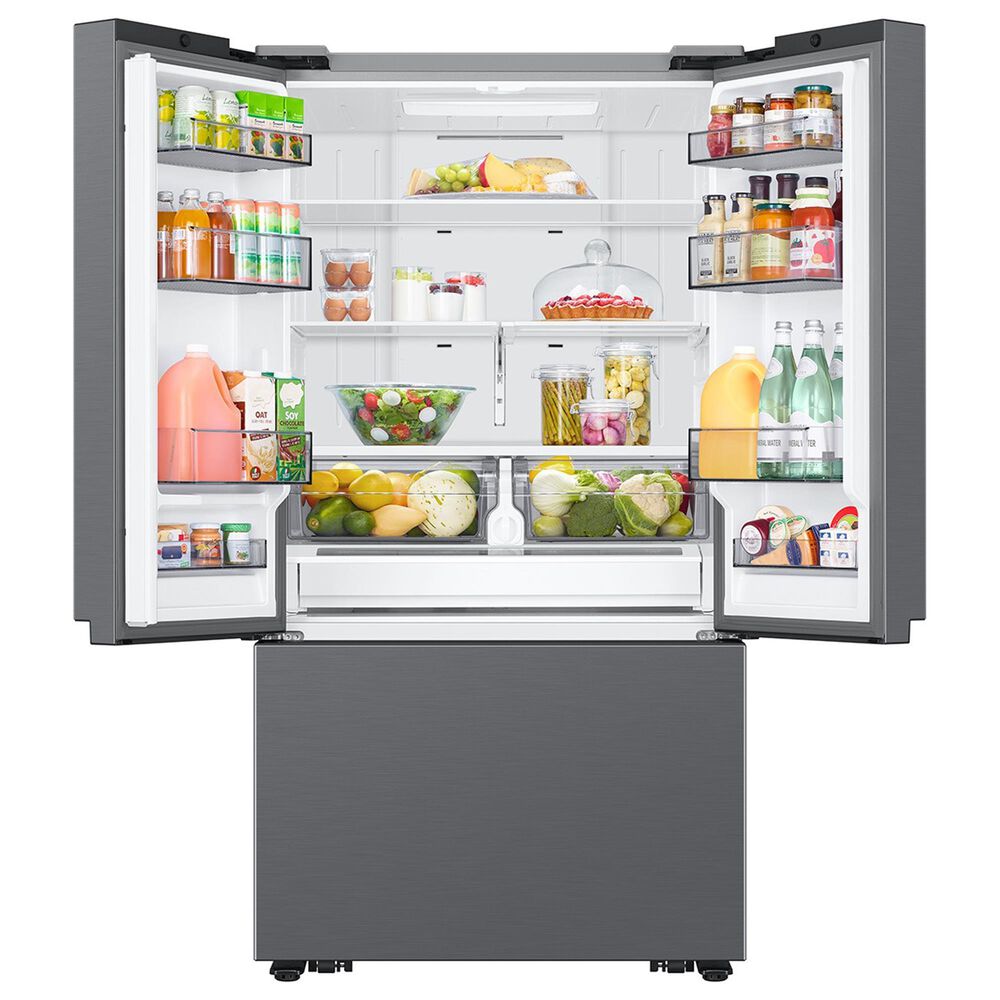 Samsung 27 Cu. Ft. 3-Door French Door Refrigerator with Dual Auto Ice Maker in Stainless Steel, , large