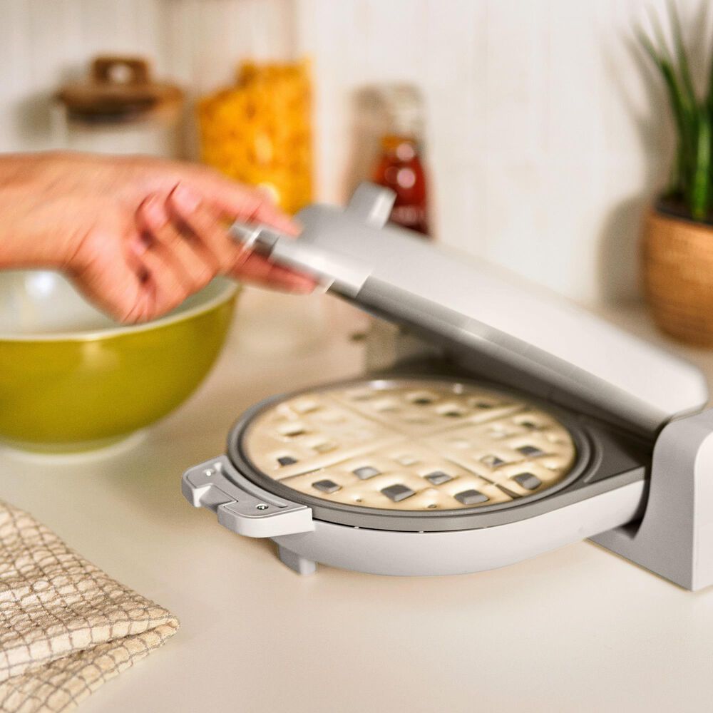 Bella Flip and Store Waffle Maker in Oatmilk, , large