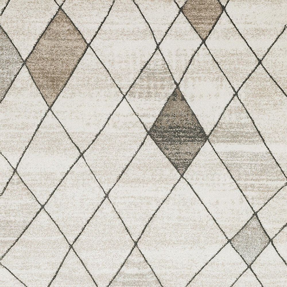 Oriental Weavers Cambria Geo Lattice 3&#39;3&quot; x 5&#39; Beige Area Rug, , large