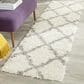 Safavieh Dallas Shag SGD257F-28 2"3" x 8" Ivory/Grey Runner, , large