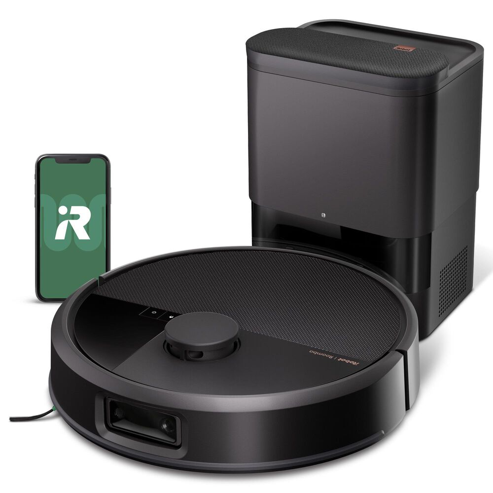 iRobot Roomba Max 715 VAC Robot with AutoEmpty Dock in Black, , large