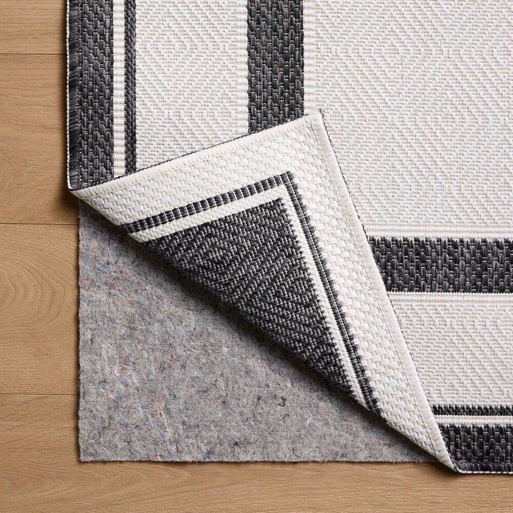 Loloi Easton Onyx and Ivory 2&#39;3&quot; x 3&#39;9&quot; Indoor/Outdoor Area Rug, , large