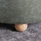 Lumisource Tray Storage Pouf with Leg in Green, , large