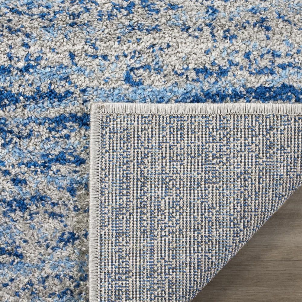 Safavieh Adirondack ADR117D-24 2&#39;6&quot; x 4&#39; Blue/Silver Door Mat, , large