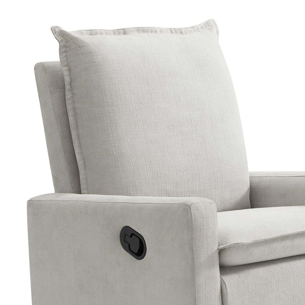 M Design Village Uptown Swivel Push Back Rocker Recliner in Sand, , large