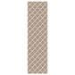 Dalyn Rug Company York 2"3" x 10" Taupe Indoor/Outdoor Runner, , large