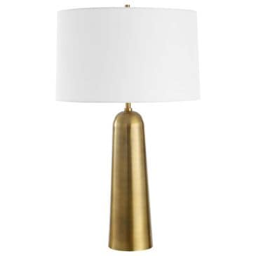 Uttermost Flinchem Table Lamp in Antique Brass, , large