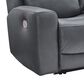 Ashley Mindanao Power Reclining Loveseat in Steel, , large