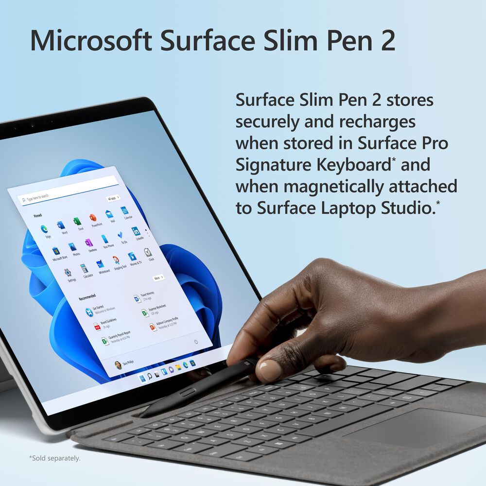 Microsoft Surface Slim Pen 2 in Black, , large