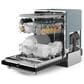 THOR KITCHEN Gordon Ramsay 24" Built-In Dishwasher with Stainless Steel Handle Kit in Matte Black, , large
