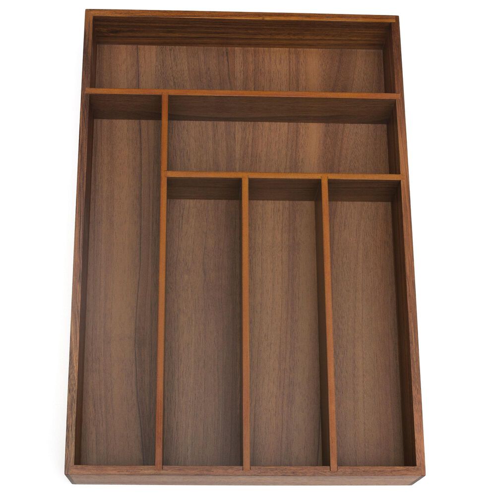 Lipper International Acacia Deep Flatware Organizer, , large