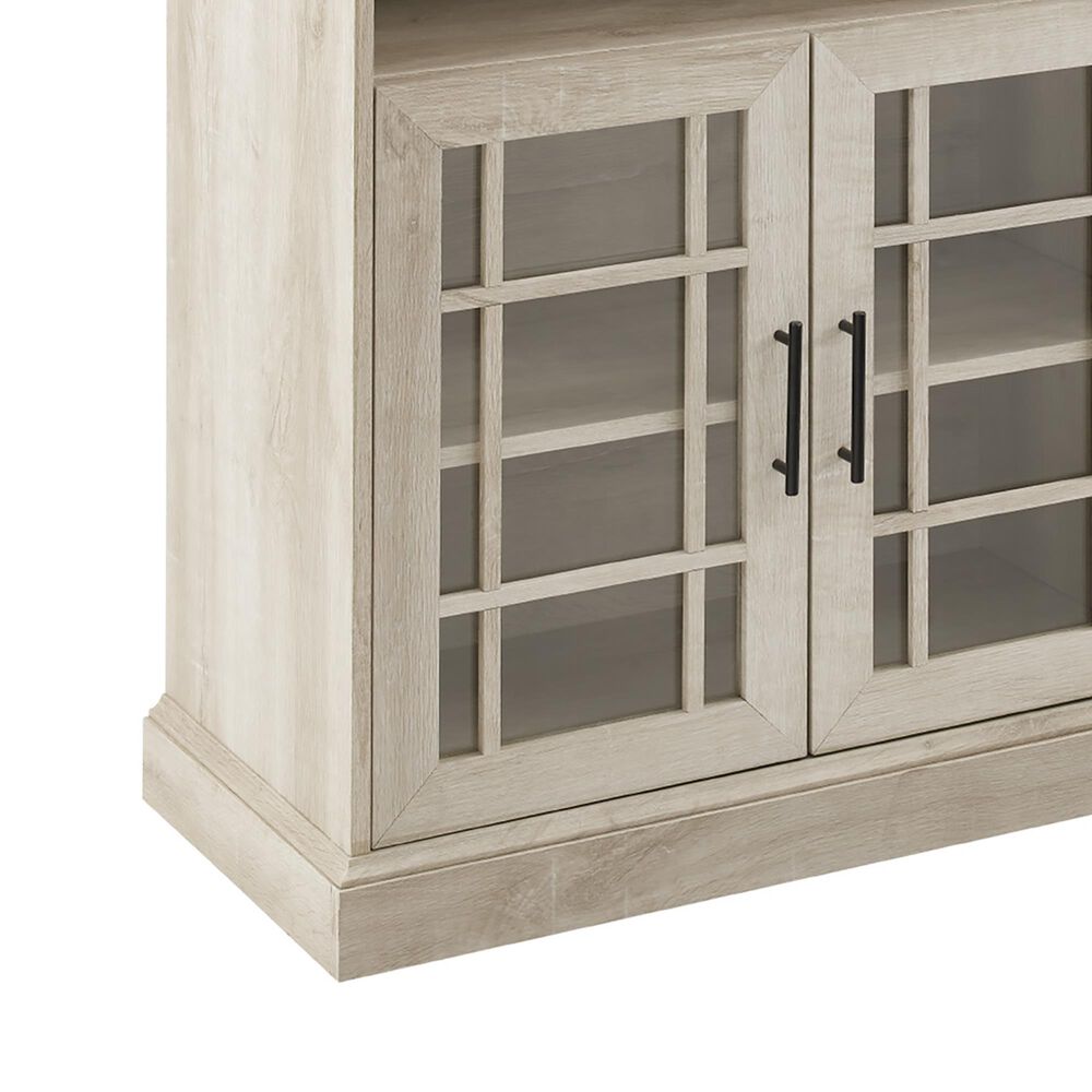 Walker Edison 58&quot; TV Stand NF584DHDHBWO  in White Oak, , large