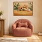 Jennifer Taylor Home Louie 30.5" Modern Dog Sofa Bed with Bone Pillow in Spice Orange, , large