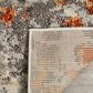 Safavieh Monaco MNC225H-5 5"1" x 7"7" Grey/Orange Area Rug, , large